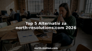 Strokovnjak pri delu za skupno pisalno mizo v živahnem coworking prostoru