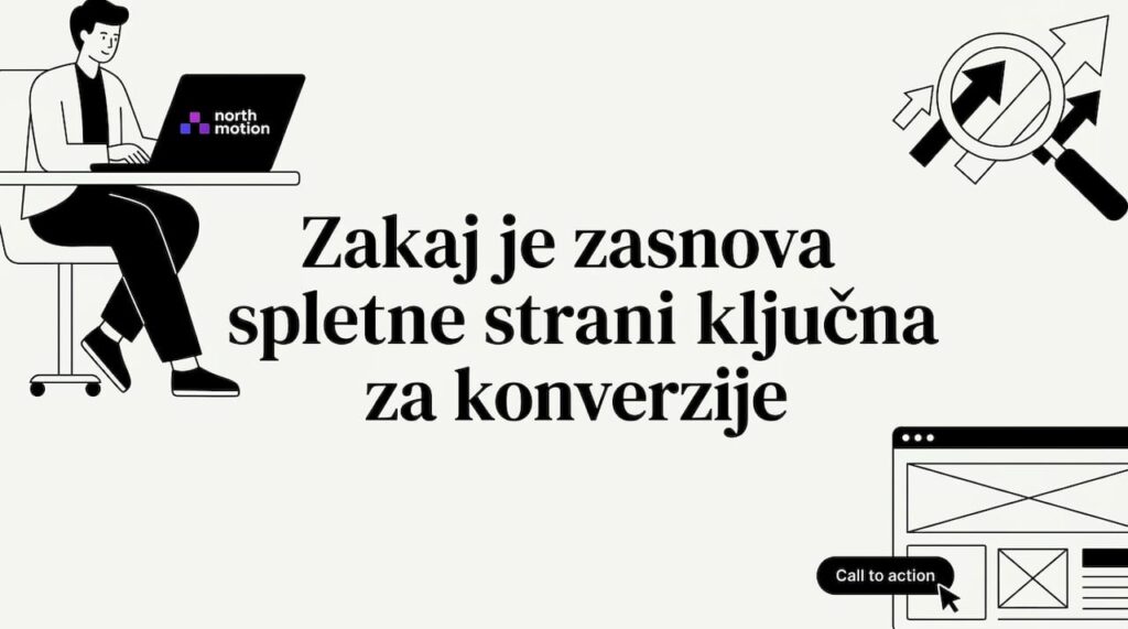 Privlačna spletna podoba in učinkovita vstopna slika za povečanje konverzij