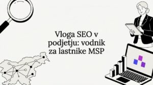 Ilustracija za okrasno glavo SEO bloga
