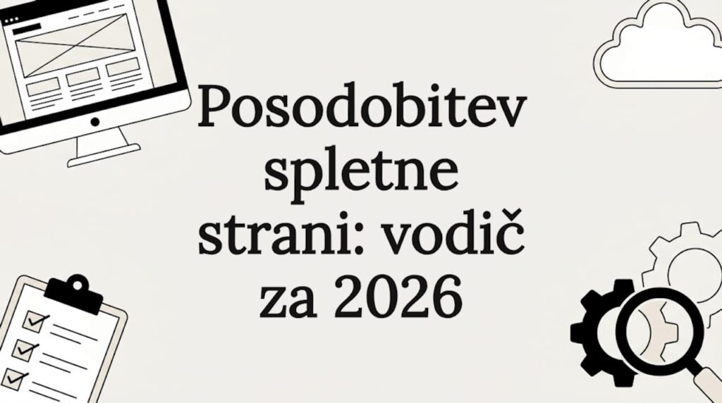 Privlačna naslovna grafika za priročnik o prenovi spletne strani