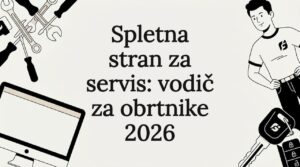 Vizualna zasnova naslovne slike za servisni vodič