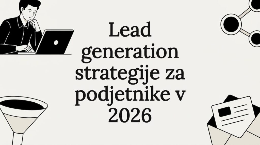 Naslovna grafika za učinkovito pridobivanje poslovnih kontaktov